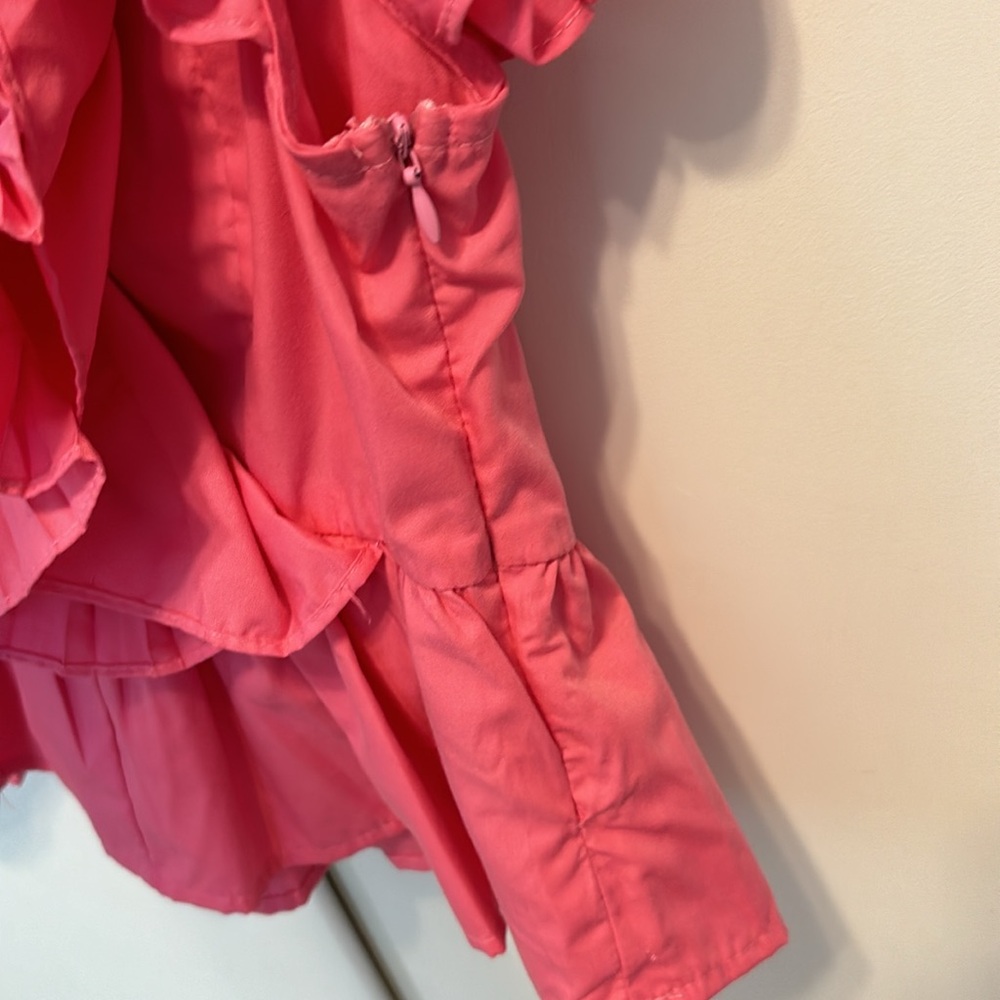 Pink Ruffle Women’s Top - Picture 7 of 10
